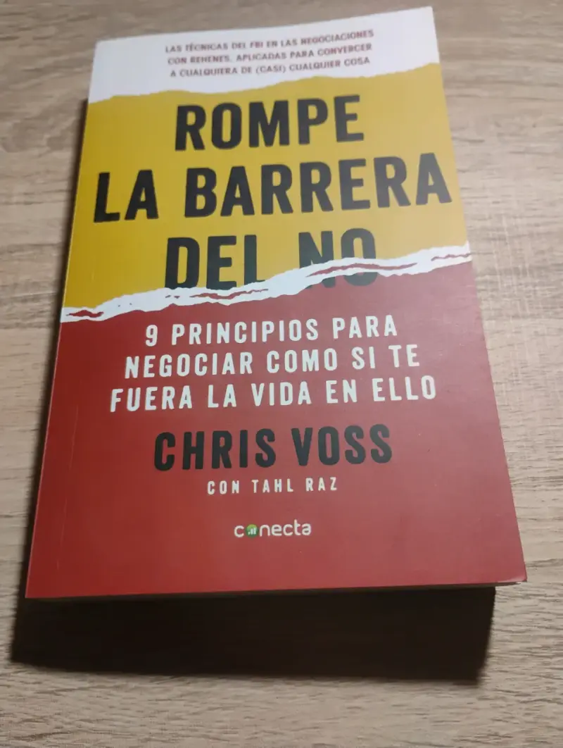 Libro 'Rompe la Barrera del No' de Chris Voss