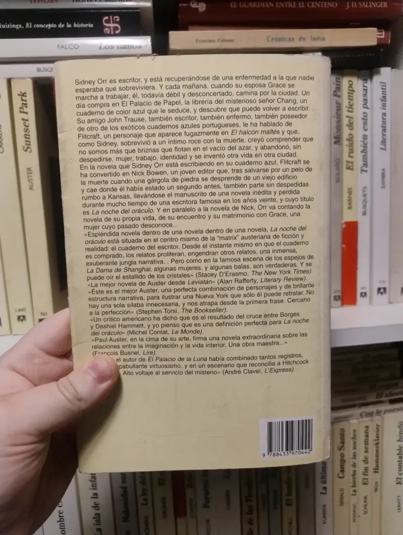 Libro 'La noche del oráculo' de Paul Auster - 5