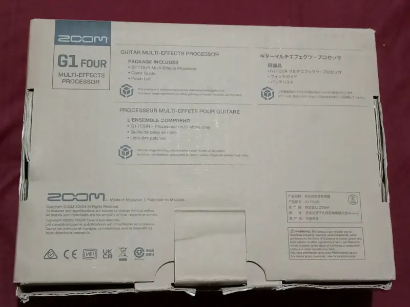 Pedal de efectos Zoom G1 Four para guitarra - 6