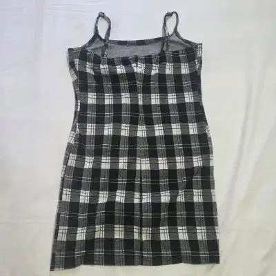 Vestido Cuadrille Negro con Blanco - miniatura 3