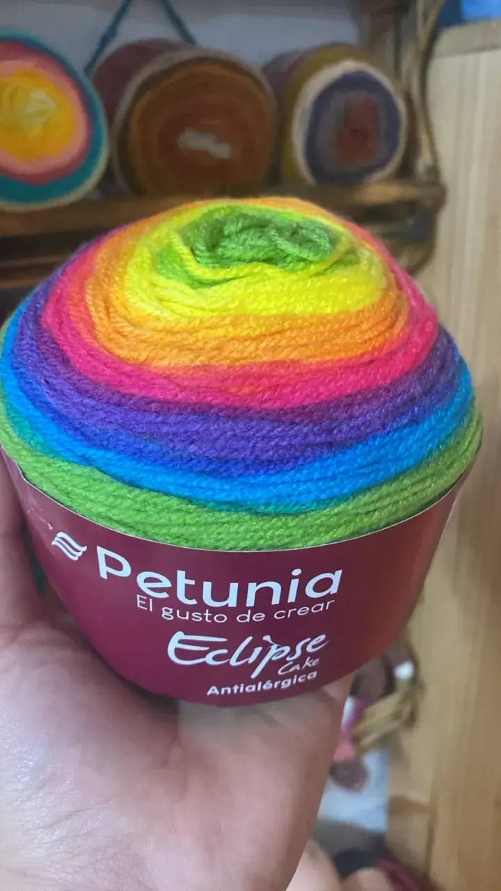 Lana multicolor Petunia Eclipse Cake 400grs - 2