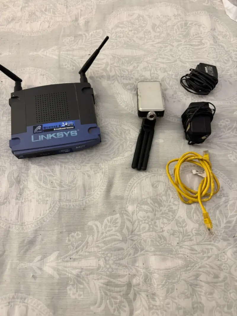 Router inalámbrico Linksys 2.4GHz con cámara