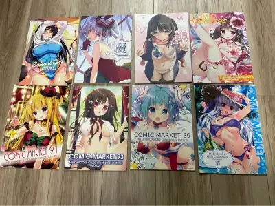 Lote Doujinshis & Artbooks Anime Importados - miniatura 1