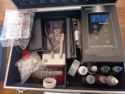 Kit de Tatuaje Completo con Máquina y Tintas .. - miniatura 4