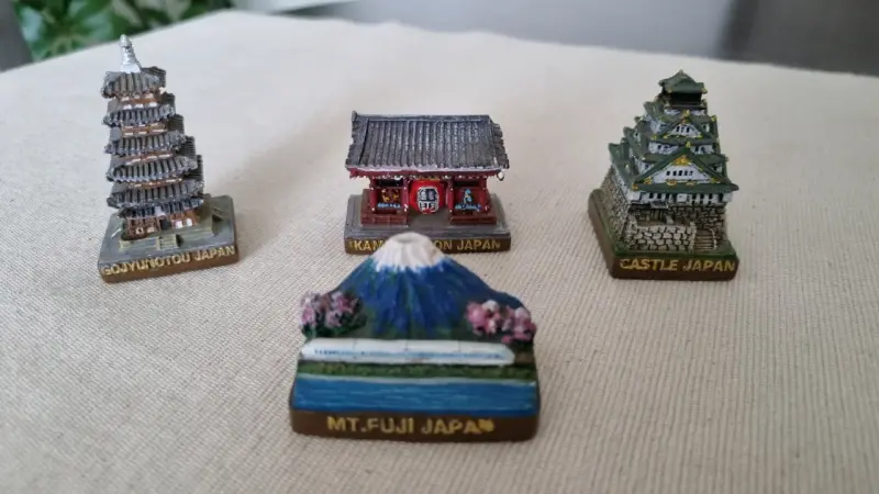 Set de miniaturas de monumentos japoneses - 1
