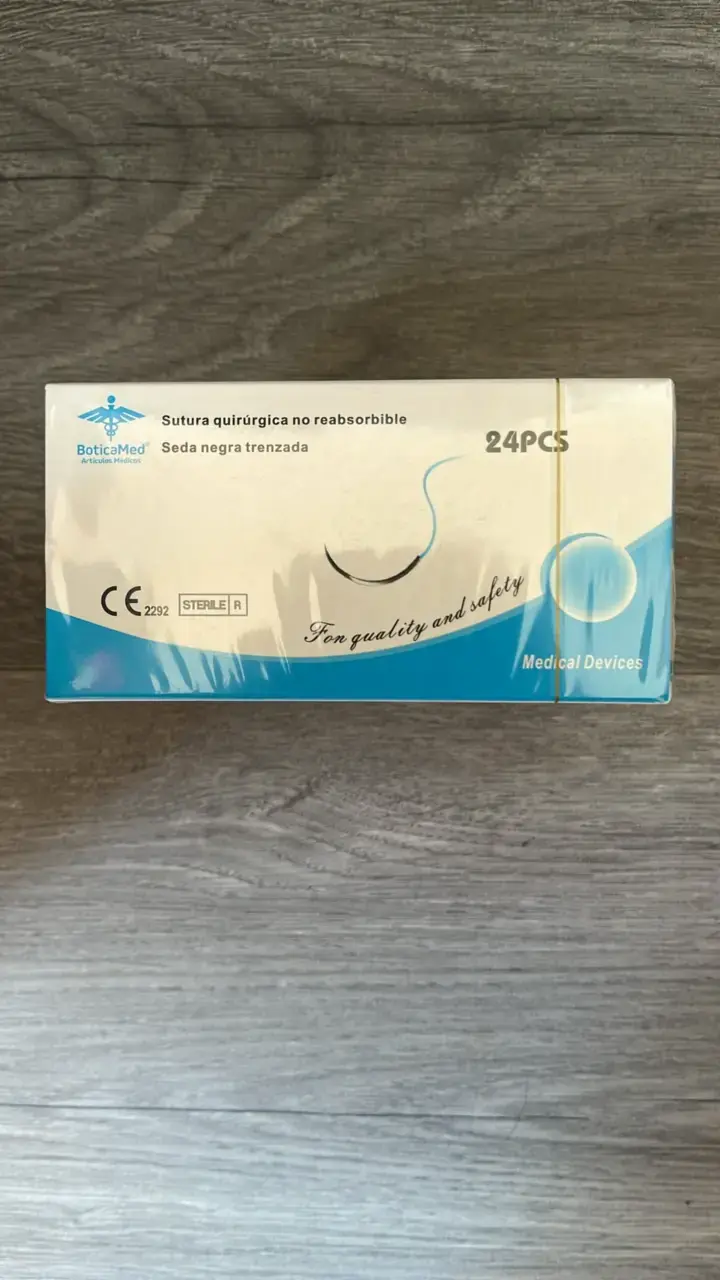 Sutura quirúrgica no reabsorbible BoticaMed 24 piezas - 1