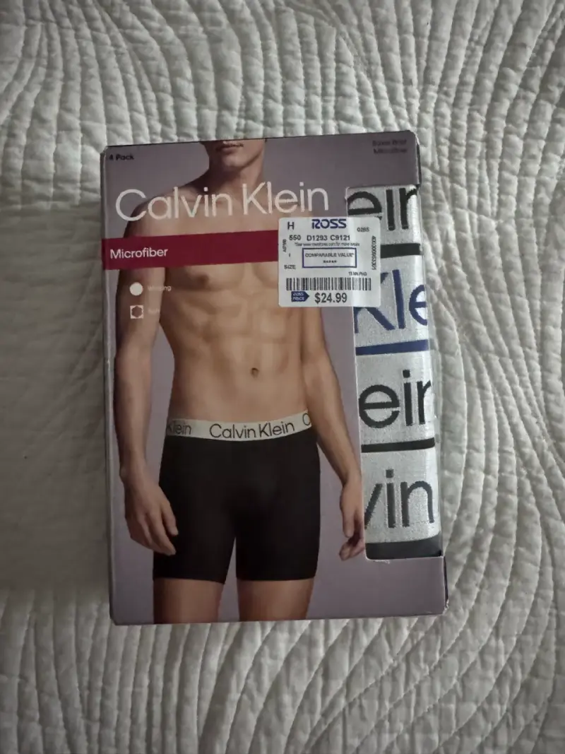 Boxers Calvin Klein Microfibra Pack de 4, talla L
