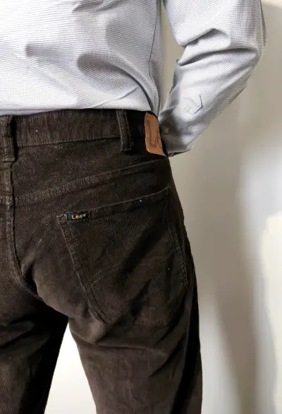 Pantalones marrón Lee cotelé (46)para hombre - miniatura 5