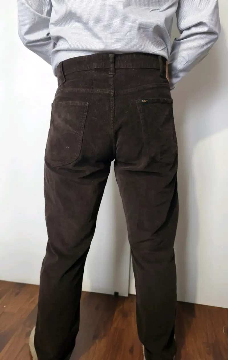 Pantalones marrón Lee cotelé (46)para hombre - 6