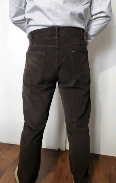 Pantalones marrón Lee cotelé (46)para hombre - miniatura 6