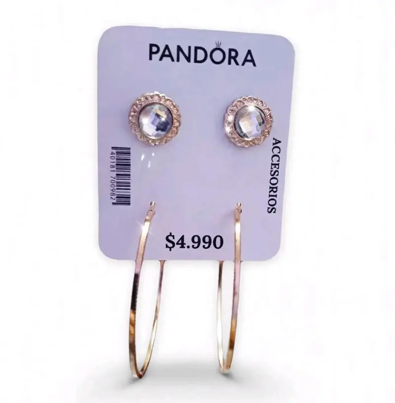 Set de Aros Pandora Dorados