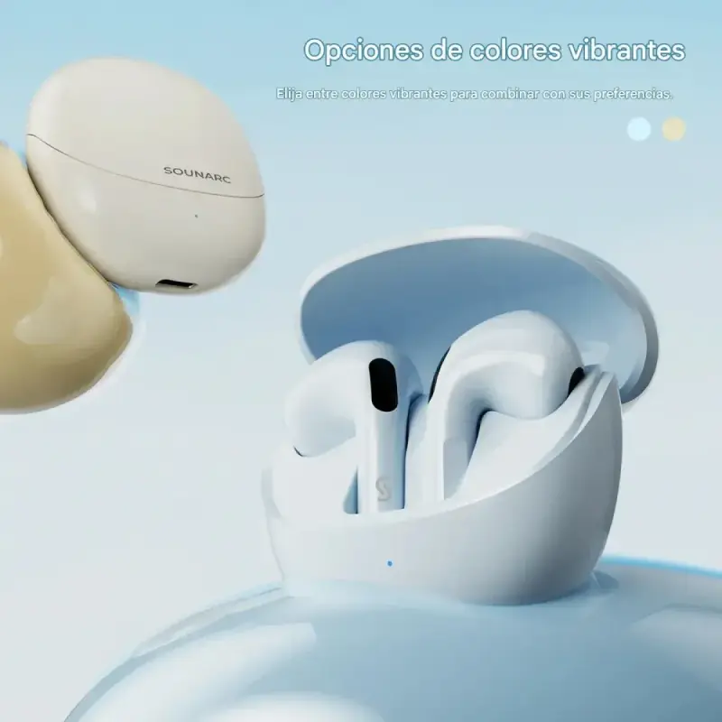 Audifonos inalambricos Bluetooth 5.3 IPX5 Sounarc - 2