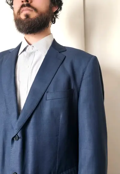 Chaqueta de traje azulino hombre Trial - miniatura 2