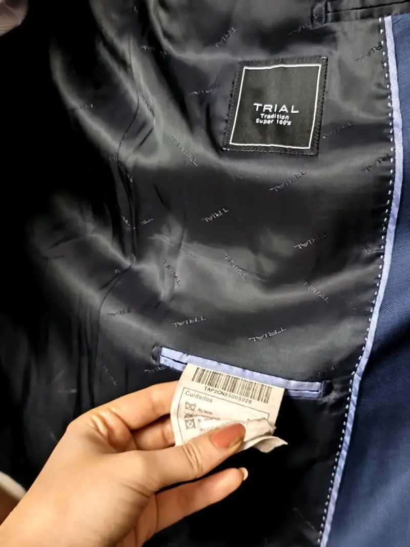Chaqueta de traje azulino hombre Trial - 4