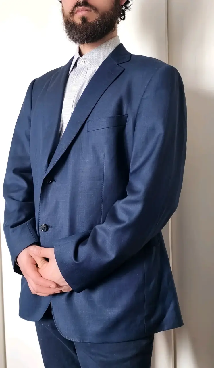 Chaqueta de traje azulino hombre Trial - 1