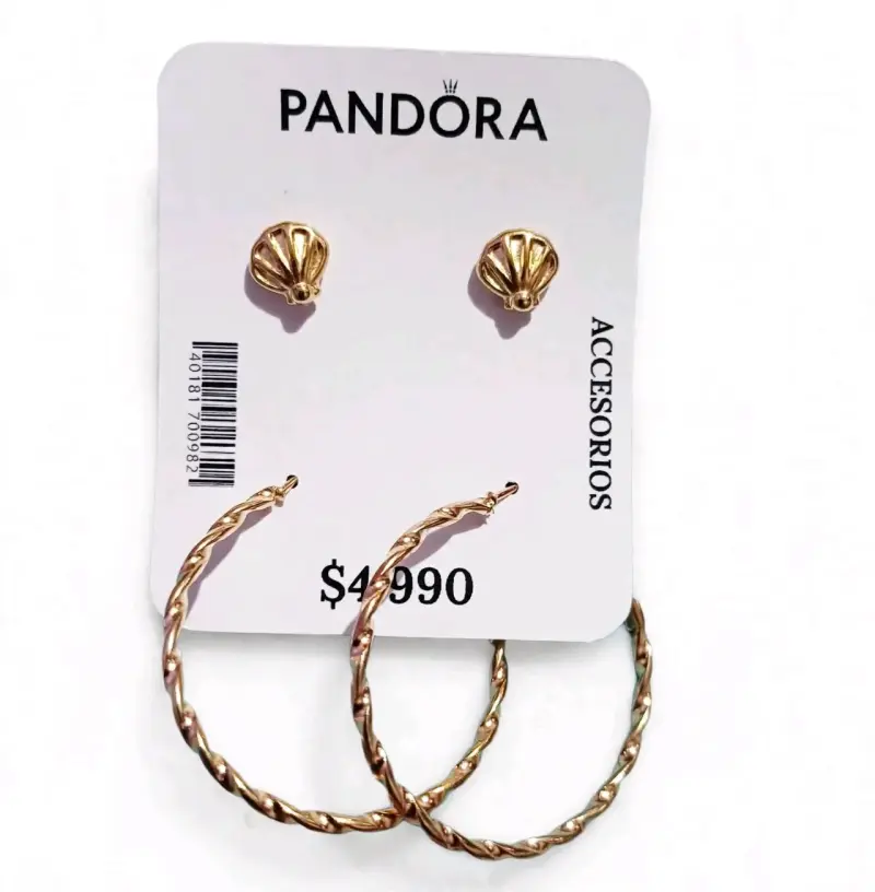 Set de Aros Pandora Dorados