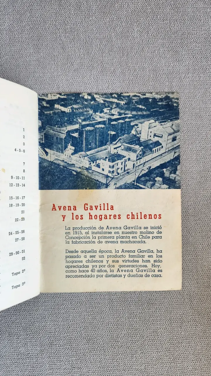 Recetario Vintage Avena Gavilla - 5
