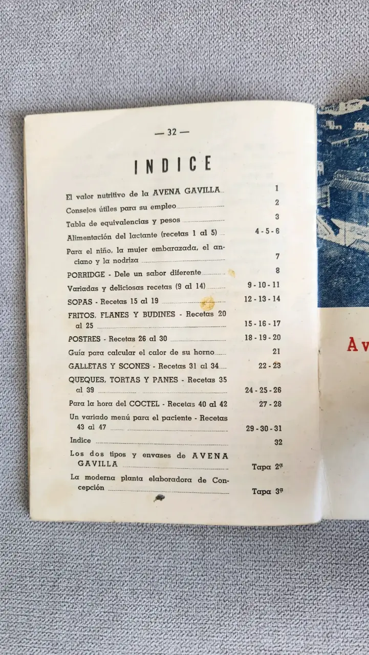 Recetario Vintage Avena Gavilla - 6
