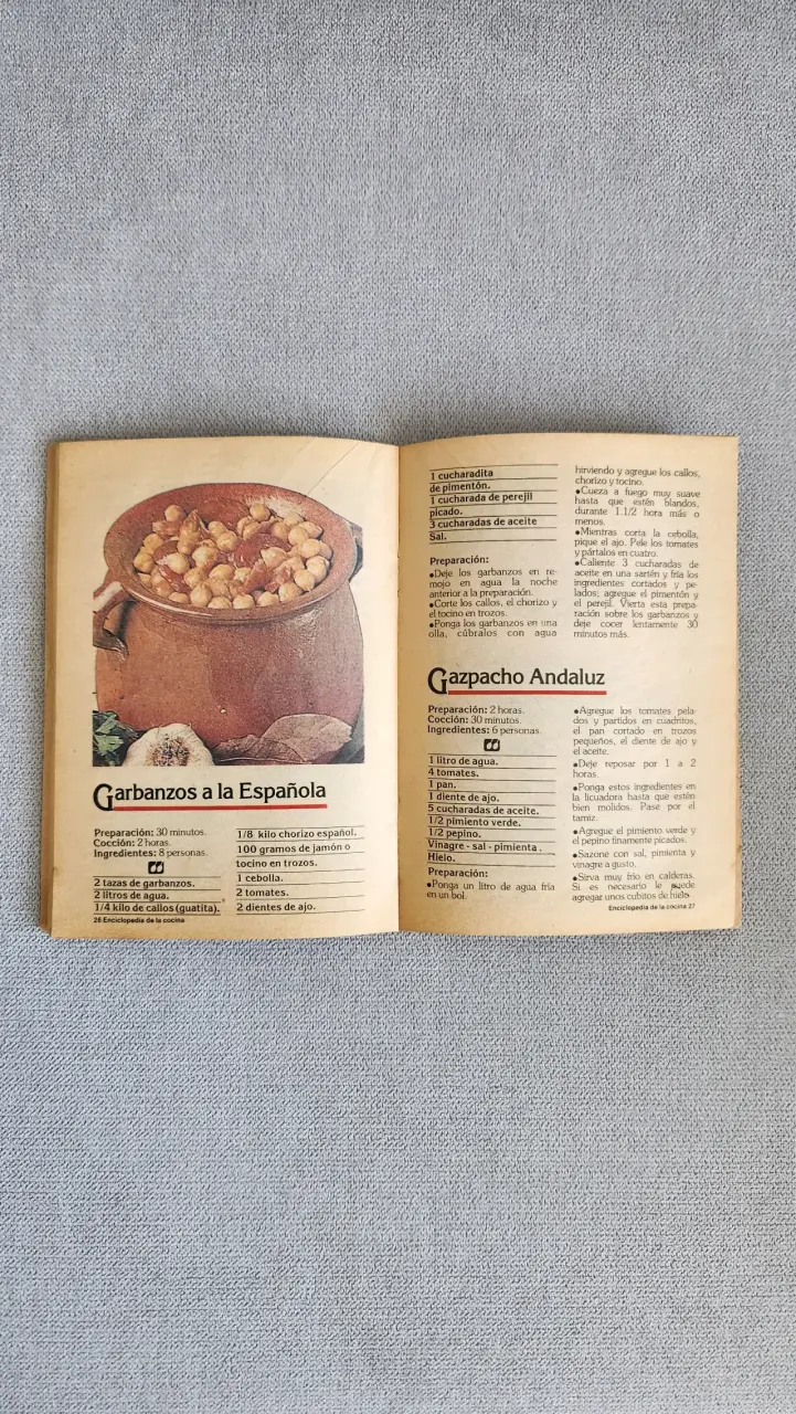 Recetario vintage Enciclopedia de la Cocina - 5
