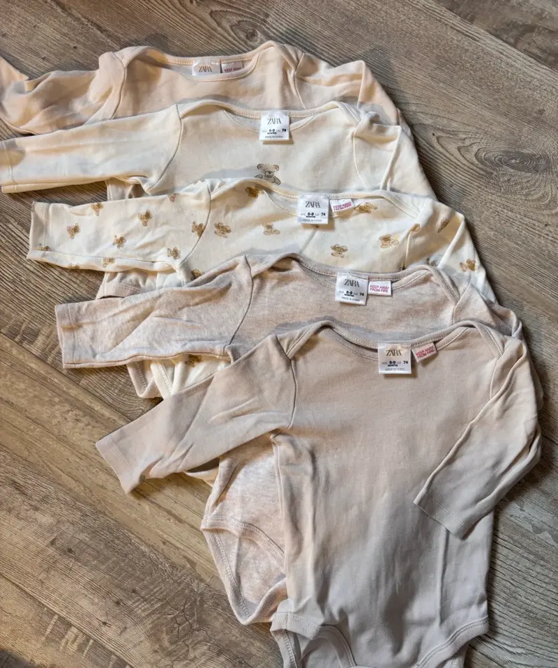 Set de 5 Bodies para Bebé Zara en Algodón - 1