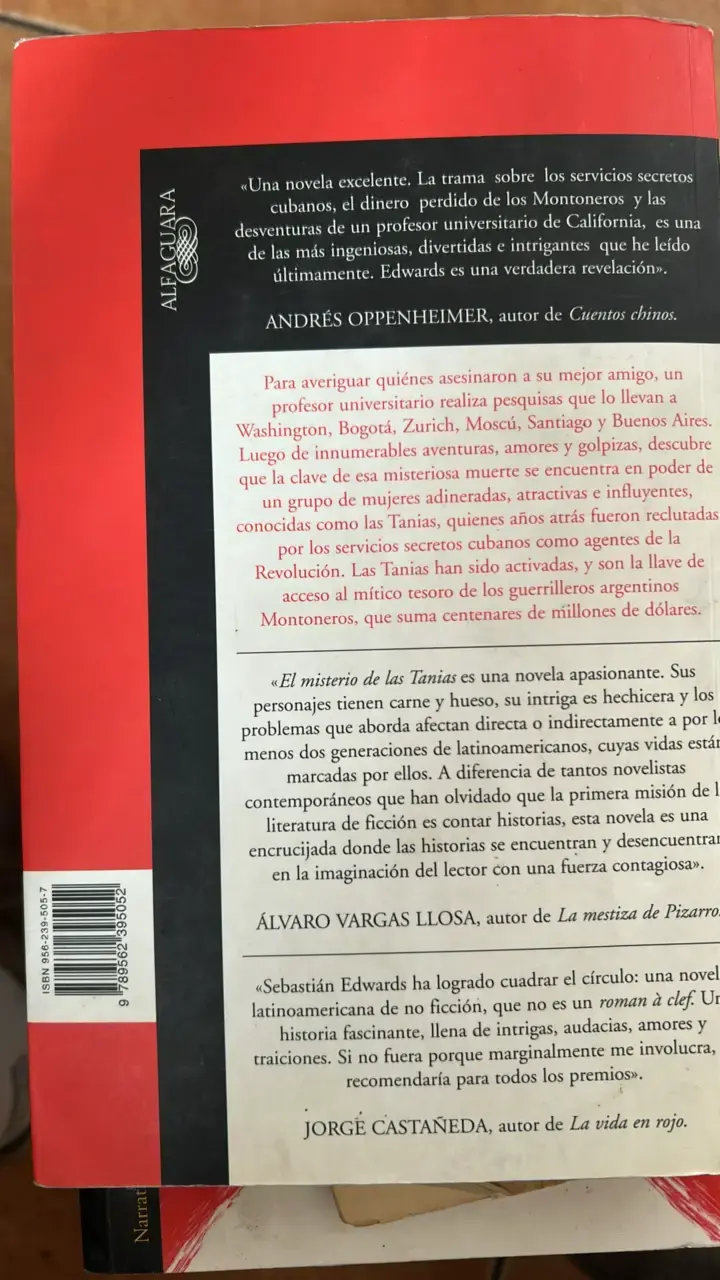 Libro 'El misterio de las Tanias' de Sebastián Edwards - 2