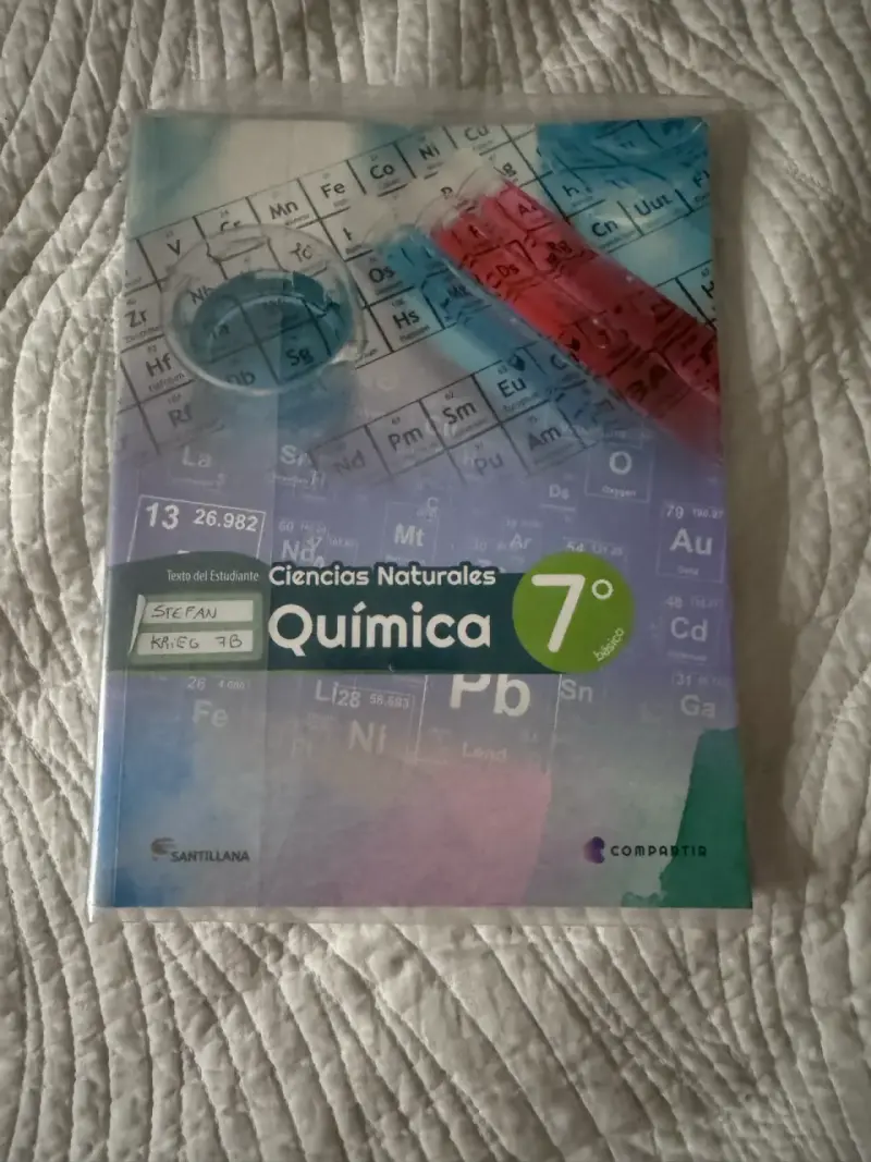 Libros de Ciencias Naturales 7° Básico Santillana - 1