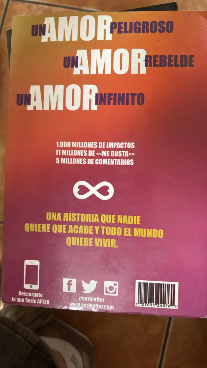 Libro After de Anna Todd en español - 2