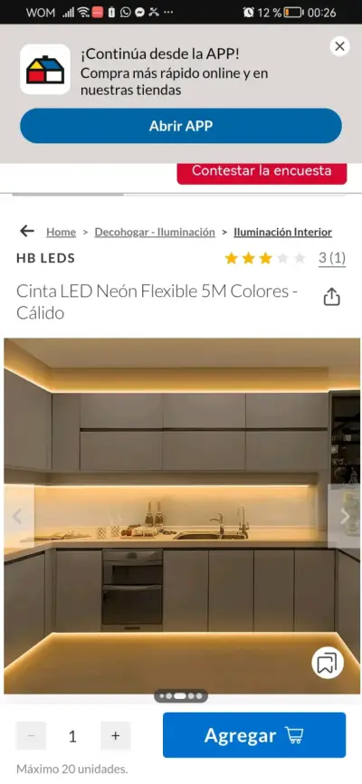 Cinta LED Neón Flexible 5M 12V - miniatura 3