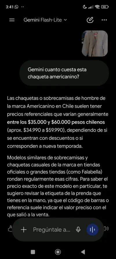 Chaqueta Hombre Beige Americana - miniatura 3