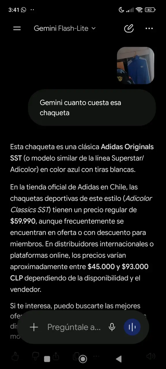 Chaqueta Deportiva Azul Adidas Originals - 3