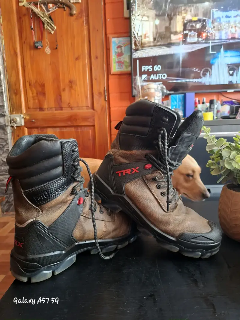 Botas de Trabajo TRX Marrón y Negro - 3