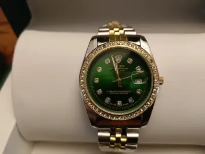 Reloj Rolex Oyster Perpetual Datejust Verde - miniatura 1