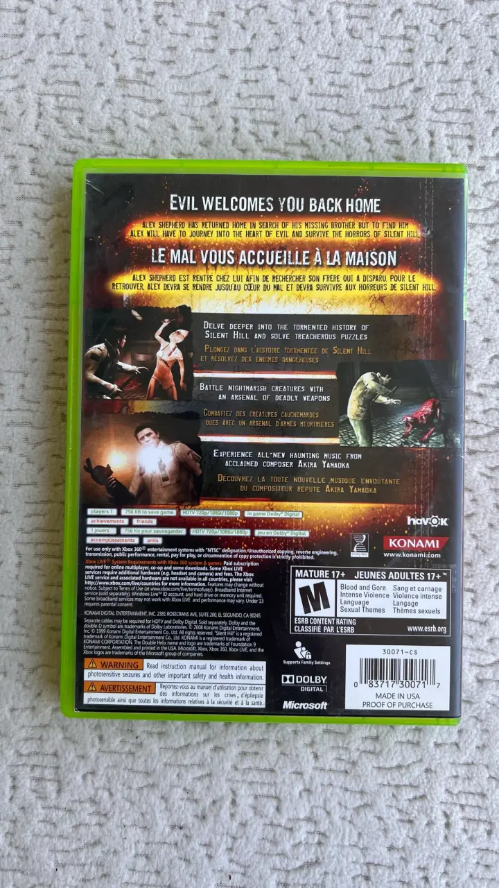 Juego Silent Hill Homecoming para Xbox 360 - 2