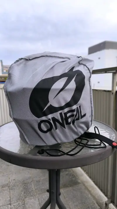 Casco de motocross negro O'Neal con visera - miniatura 6