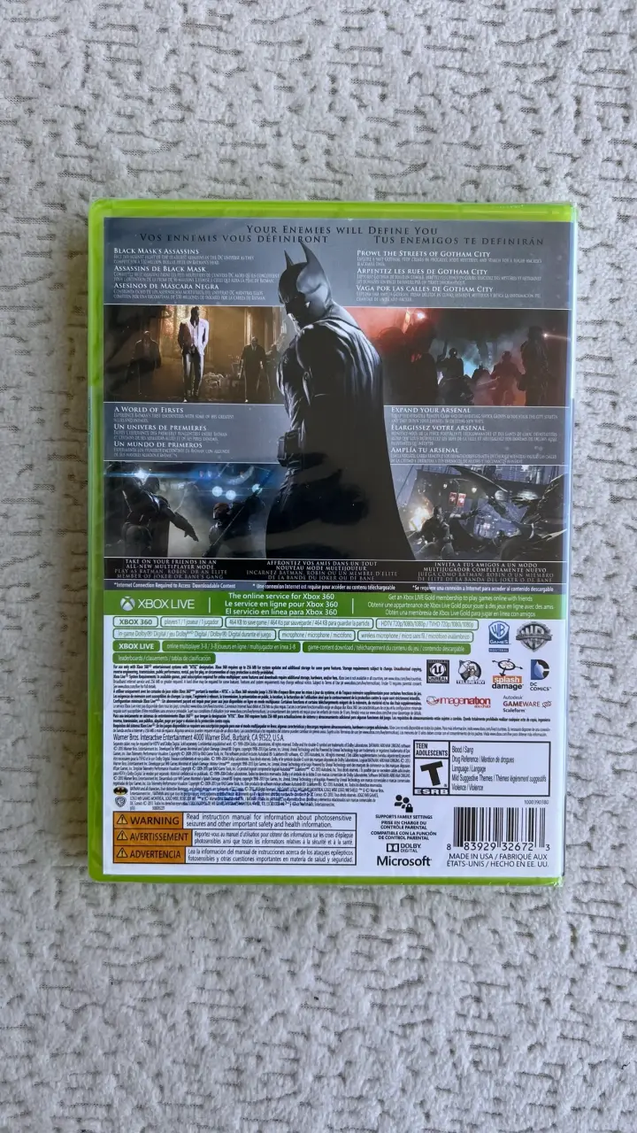 Juego Xbox 360 Batman Arkham Origins - 2