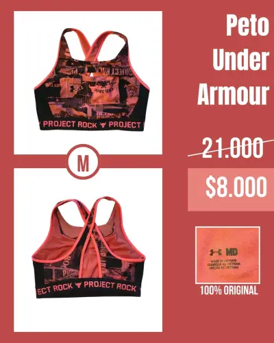 Peto Deportivo Under Armour Project Rock - miniatura 1