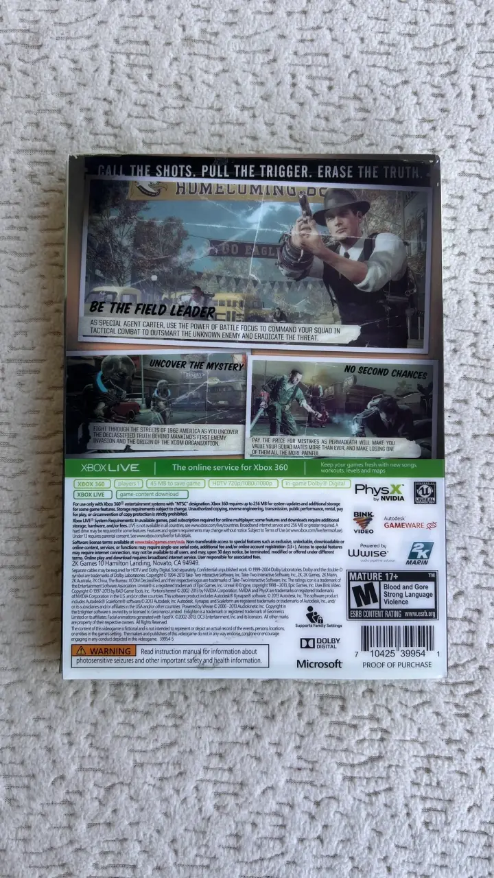Juego Xbox 360 The Bureau XCOM Declassified - 2