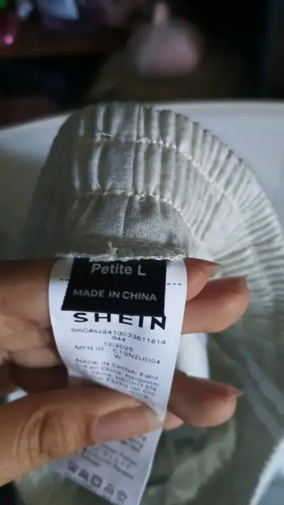 Pantalones deportivos grises Shein talla L - miniatura 3