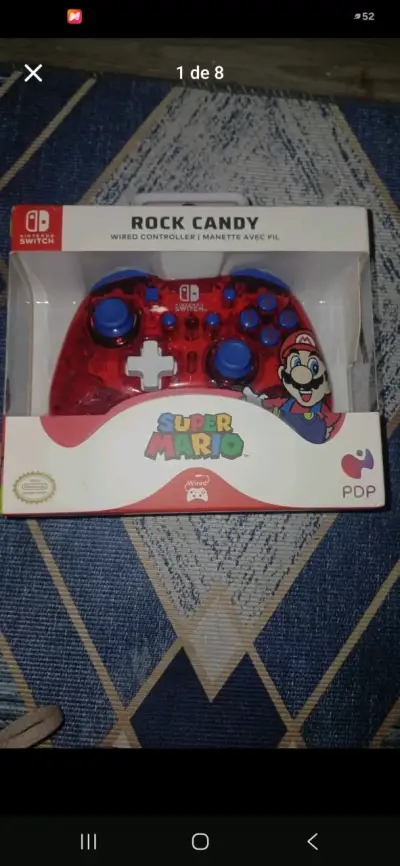 CONTRONES PARA NINTENDO SWITCH NUEVO CON CLABLE - miniatura 1