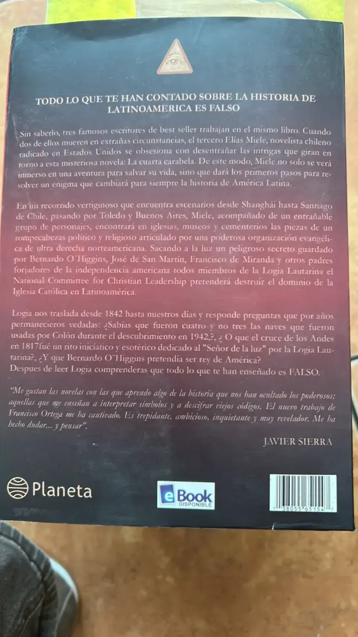 Libro 'Logia' de Francisco Ortega - 2