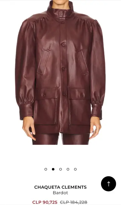 Chaqueta de eco cuero - miniatura 1