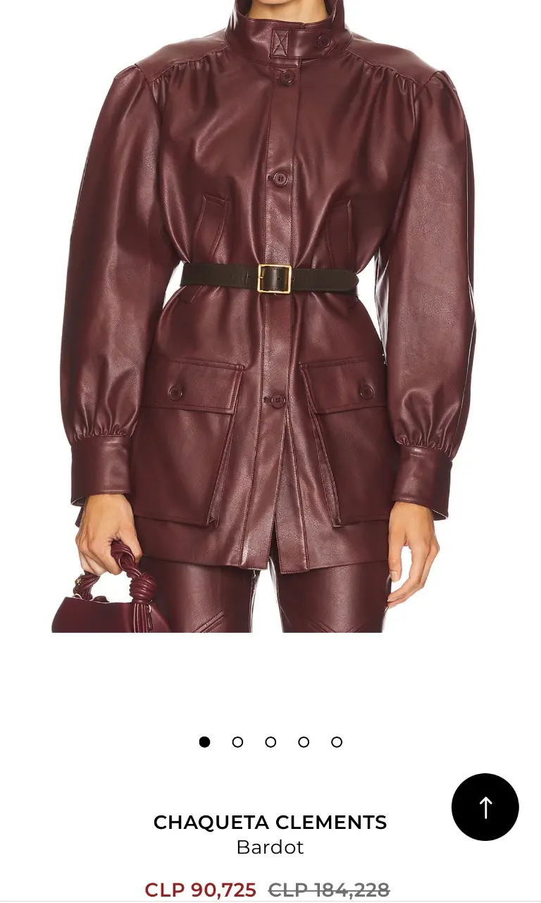 Chaqueta de eco cuero - 4