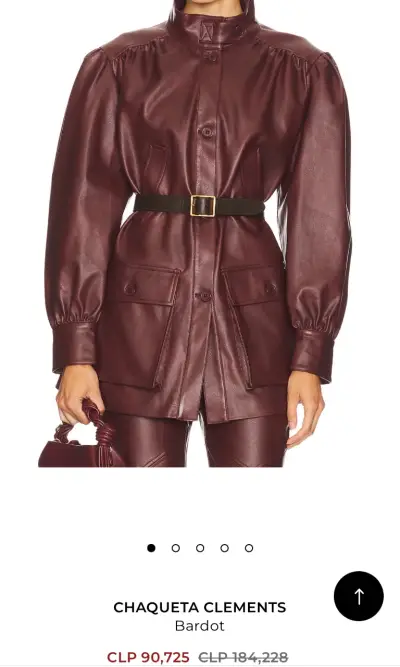 Chaqueta de eco cuero - miniatura 4