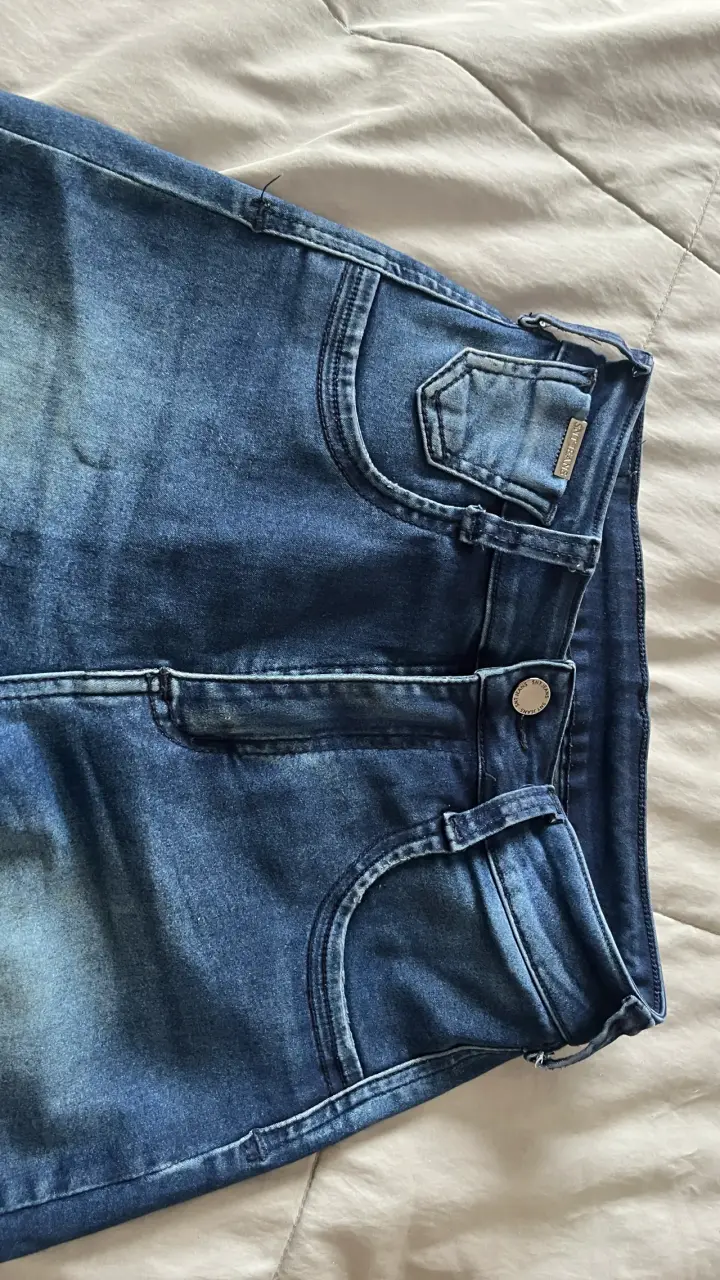 Jeans Skinny Azul para Mujer