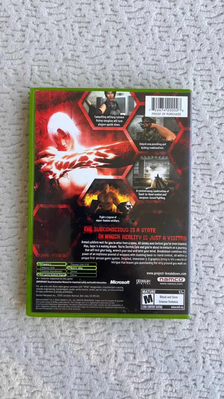 Juego Breakdown Xbox Original - 2