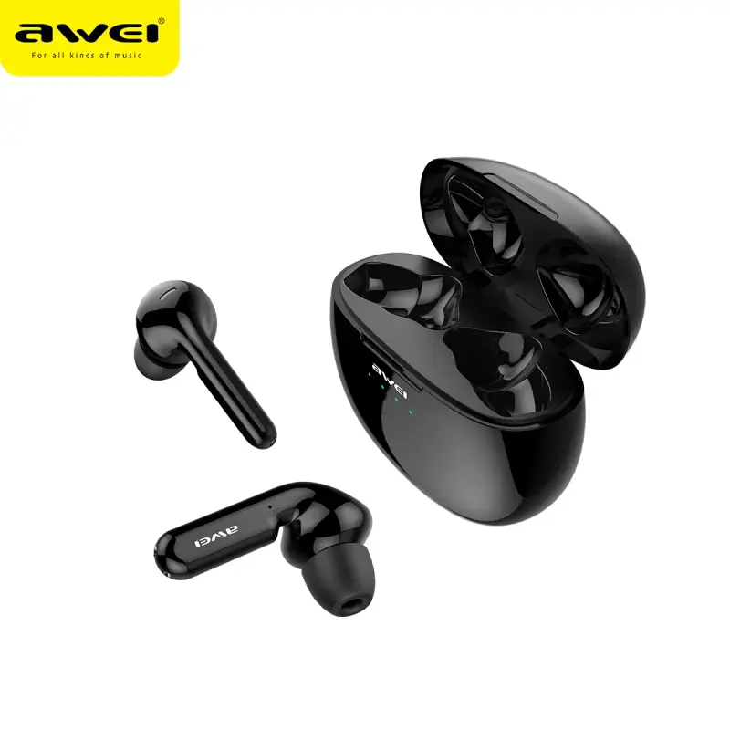 Audífonos Bluetooth Awei T15 TWS con caja de carga - 2