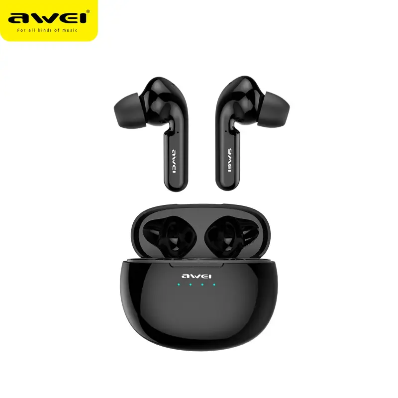Audífonos Bluetooth Awei T15 TWS con caja de carga - 4