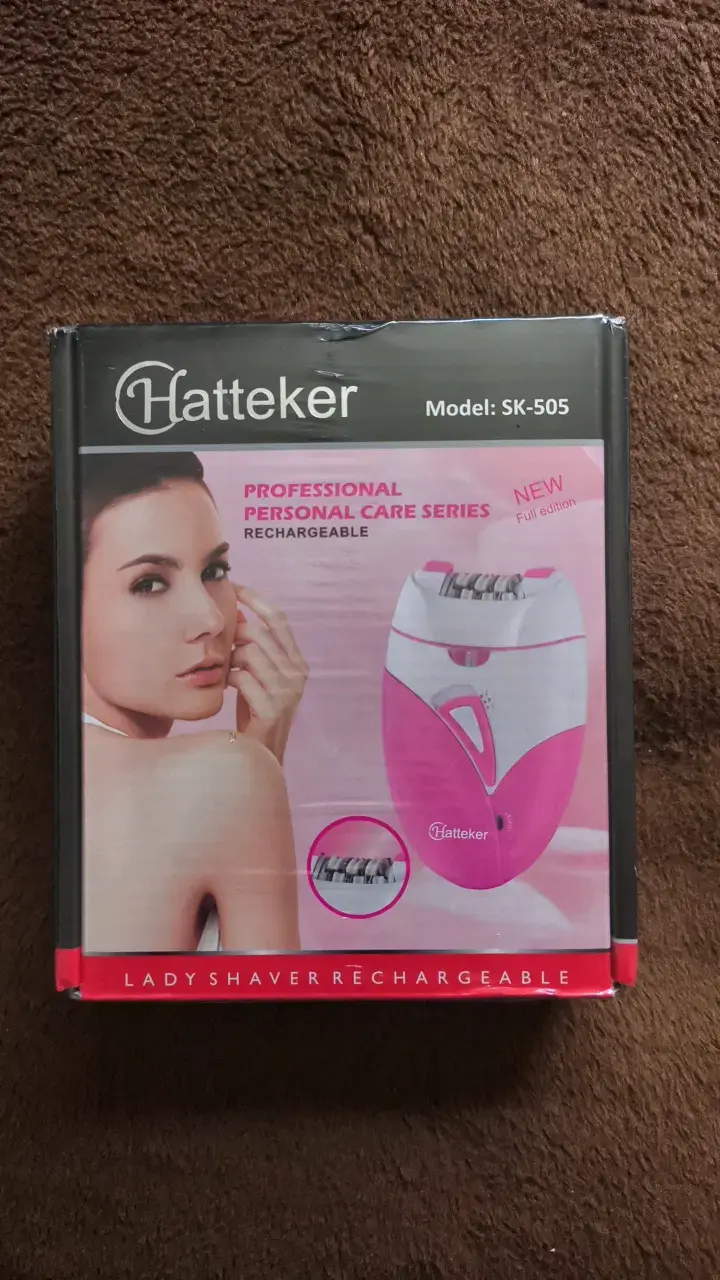 Depiladora recargable Hatteker SK-505 rosa - 1