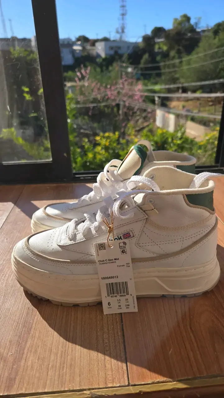 Zapatillas Reebok Club C Geo Mid Blancas - 2