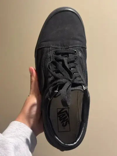 Zapatillas negras Vans clásicas unisex - miniatura 1